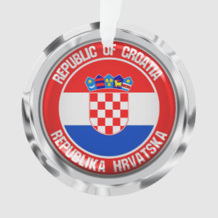 Kroatien Runde Emblem Ornament