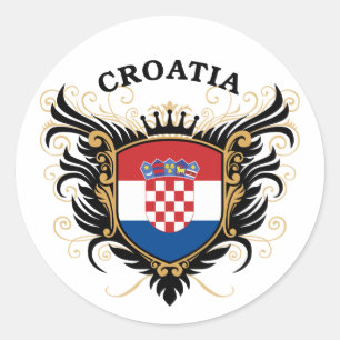 Kroatien Runder Aufkleber