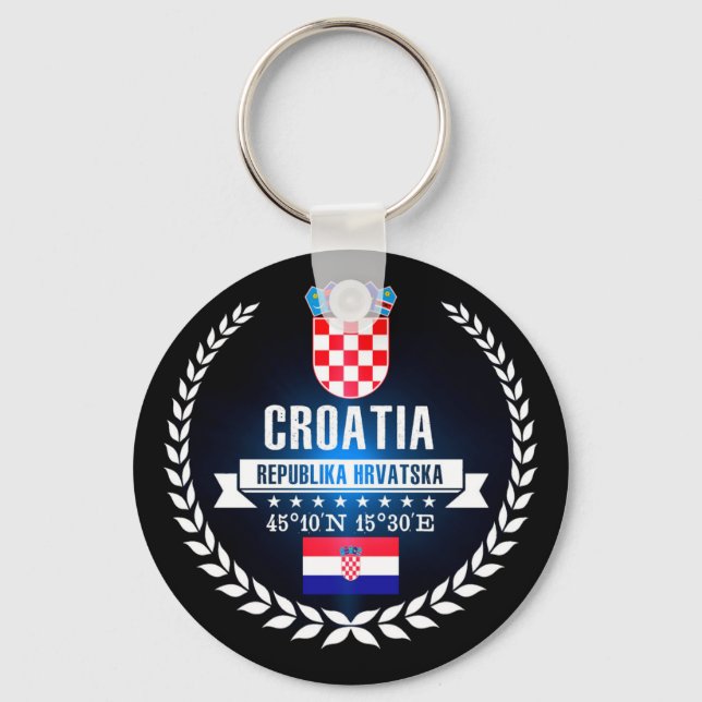Kroatien Schlüsselanhänger (Vorderseite)