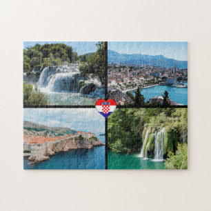 Kroatien Schöne Landschafts-Sehenswürdigkeiten - E