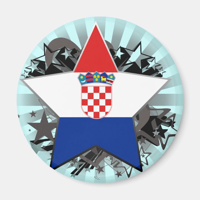 Kroatien Star Magnet (Vorne)