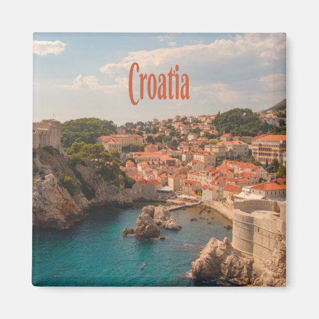 Kroatien Südosteuropa Zagreb Magnet (Vorne)