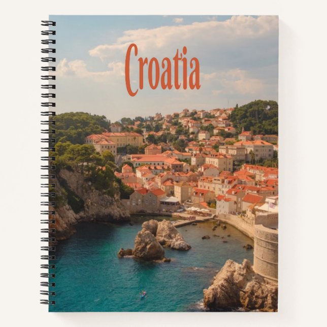 Kroatien Südosteuropa Zagreb Notizbuch (Vorderseite)