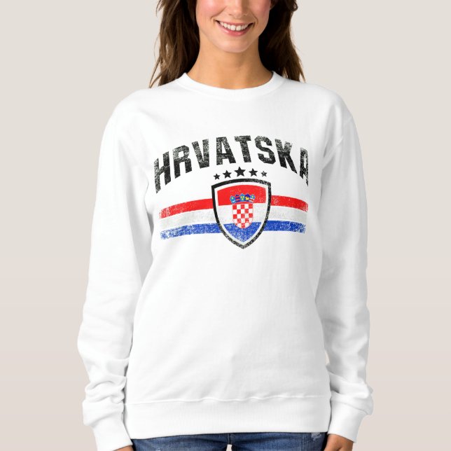 Kroatien Sweatshirt (Vorderseite)