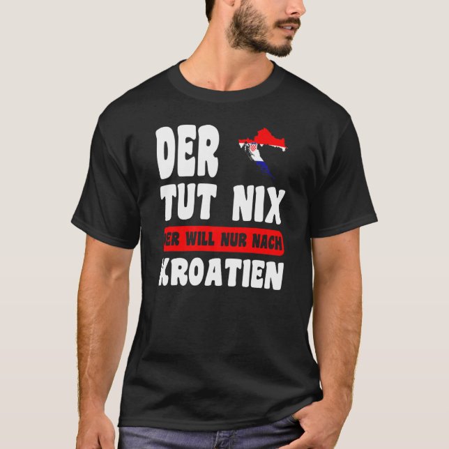 Kroatien T-Shirt (Vorderseite)