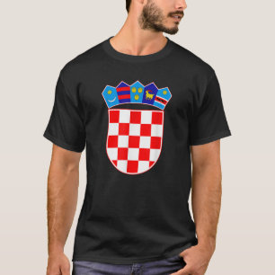 Kroatien T Shirt Wappen T-Shirt Flag Souvenir Zag