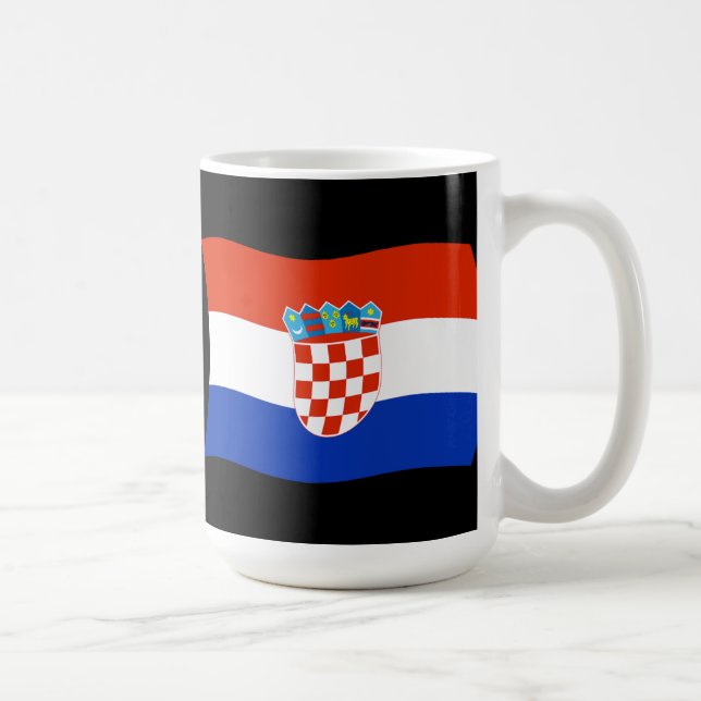 Kroatien Tasse der Flagge (Rechts)