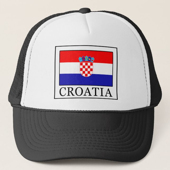 Kroatien Truckerkappe (Vorderseite)