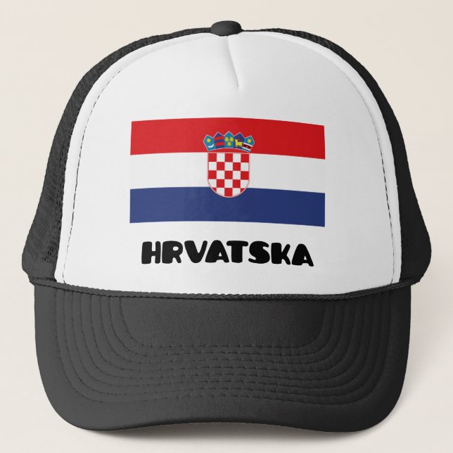 Kroatien Truckerkappe (Vorderseite)