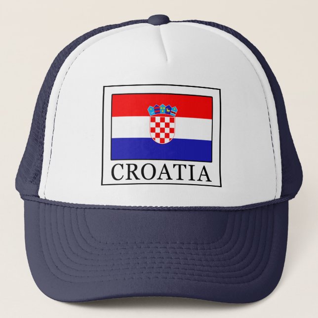 Kroatien Truckerkappe (Vorderseite)