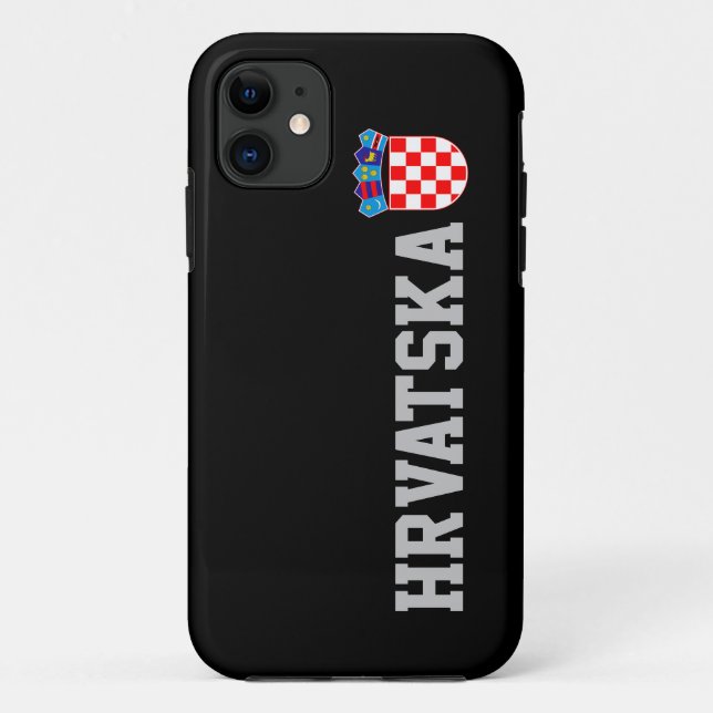 Kroatien Wappen Case-Mate iPhone Case (Rückseite)