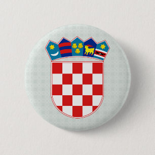 Kroatien-Wappen Detail Button
