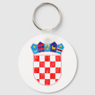 Kroatien-Wappen Schlüsselanhänger