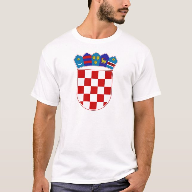 Kroatien-Wappen T-Shirt (Vorderseite)