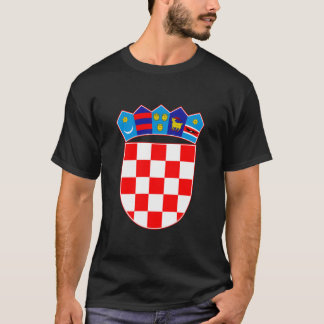 Kroatien-Wappen T-Shirt | Kroatische Herkunft 