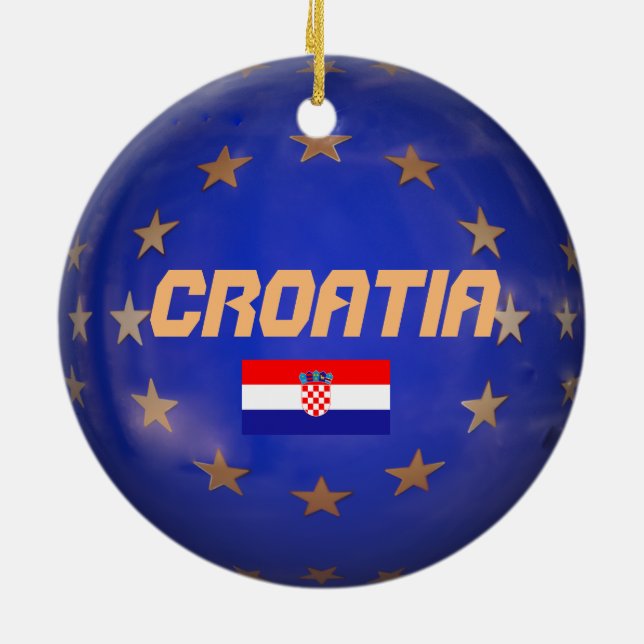 Kroatien Weihnachtsschmuck (Hinten)