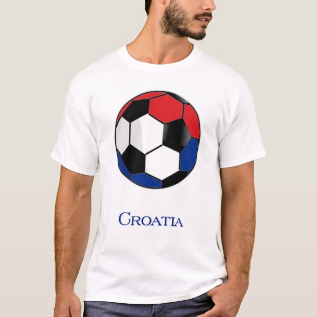 Kroatien-Weltmeisterschaft-Fußball-T - Shirt (Vorderseite)