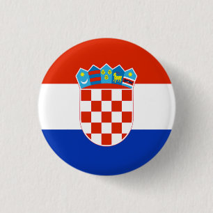 Kroatienflagge Button