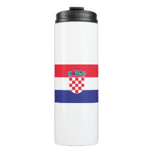 Kroatienflagge Thermosbecher