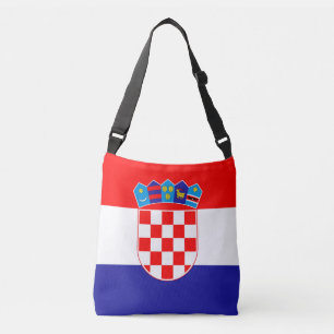Kroatienflagge Tragetaschen Mit Langen Trägern