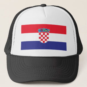 Kroatienflagge Truckerkappe