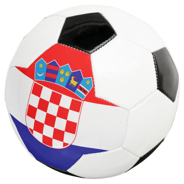 Kroatische Fahnefußball Fußball (Dreiviertel)