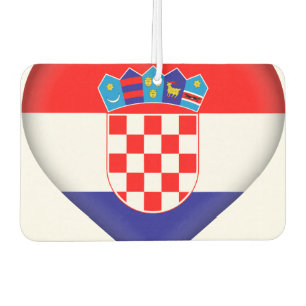 kroatische Flagge Autolufterfrischer