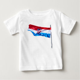 Kroatische Flagge Baby T-shirt
