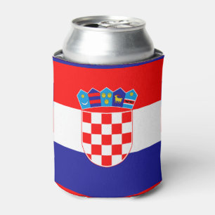 kroatische Flagge Dosenkühler