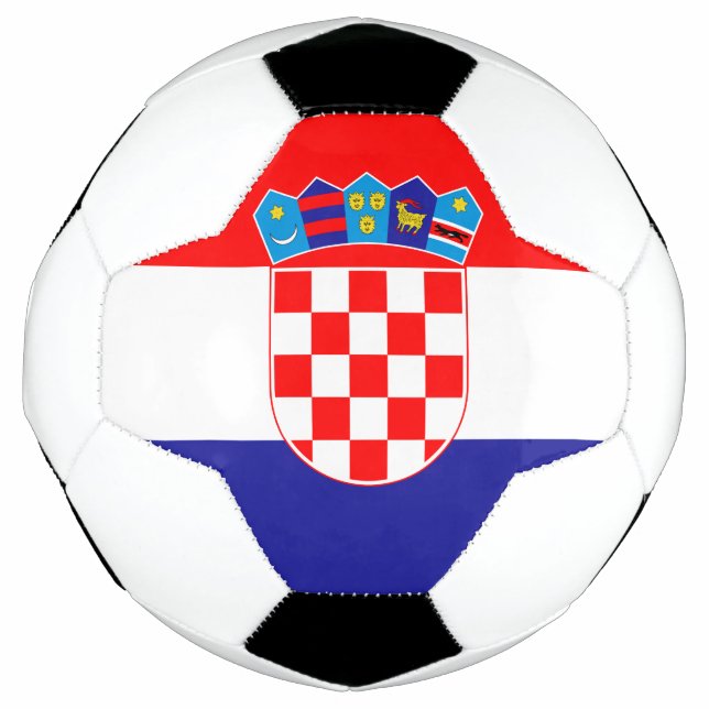 Kroatische Flagge Fußball (Vorderseite)
