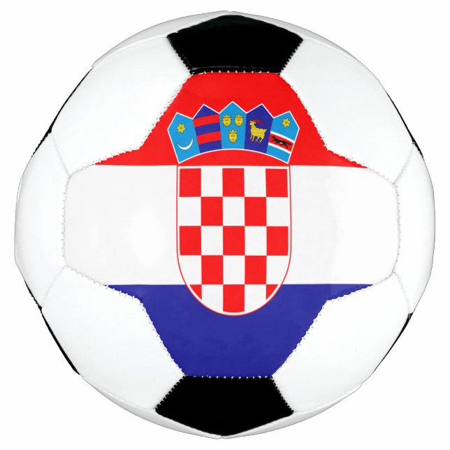 kroatische Flagge Fußball (Vorderseite)