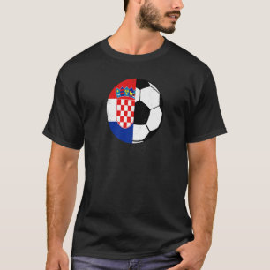 Kroatische Flagge Fußball Fans Fußball Kroatien Sp T-Shirt
