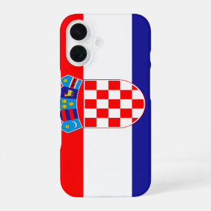 Kroatische Flagge Hrvatska Zastava iPhone 16 Hülle