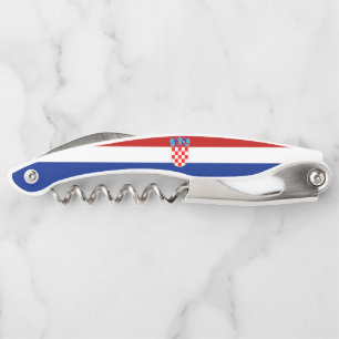 Kroatische Flagge Kellnermesser