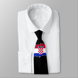 kroatische Flagge Krawatte