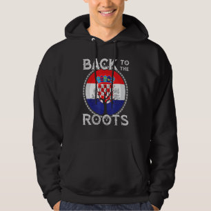 Kroatische Flagge Kroatische Roots Hrvatske Kroati Hoodie
