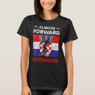 Kroatische Flagge Kroatische Roots Hrvatske Kroati T-Shirt