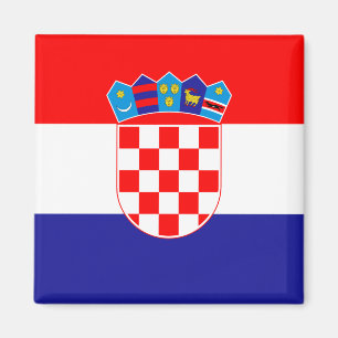 kroatische Flagge Magnet