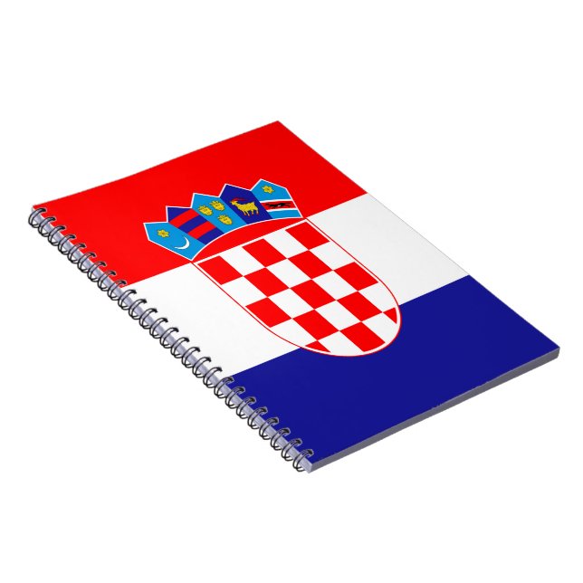 Kroatische Flagge Notizblock (Rechte Seite)