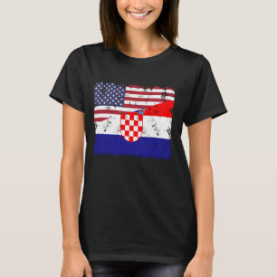 Kroatische Flagge Roots Heritag T-Shirt