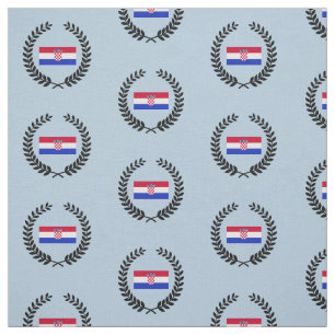 Kroatische Flagge Stoff