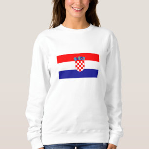 Kroatische Flagge Sweatshirt