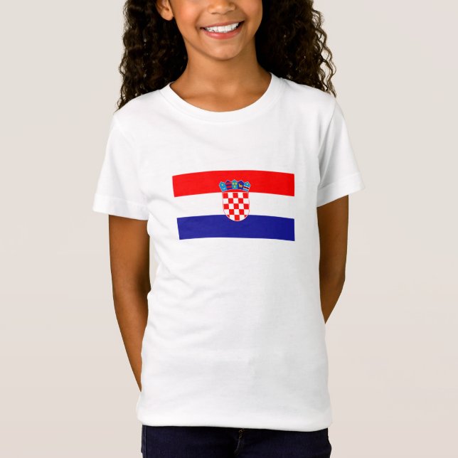 Kroatische Flagge T-Shirt (Vorderseite)