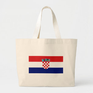 Kroatische Flagge - Trobojnica Jumbo Stoffbeutel