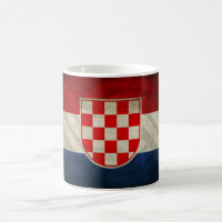 Kroatische historische Flaggen-Tasse