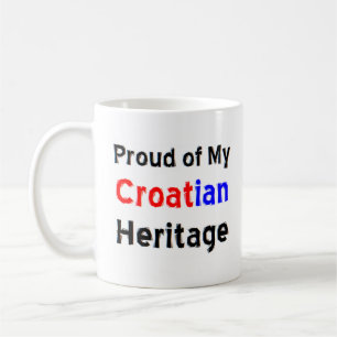 Kroatische Kaffeekaffee-Tasse Kaffeetasse