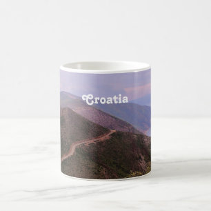 Kroatische Landschaft Kaffeetasse