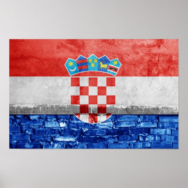 Kroatische Mauer Poster (Vorne)