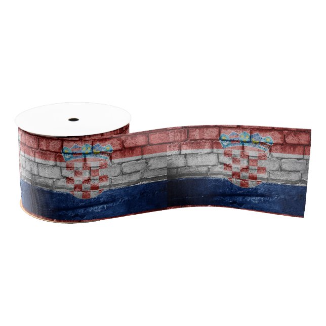 Kroatische Mauer Ripsband (Spule)
