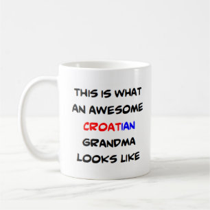 Kroatische Oma, phantastisch Kaffeetasse